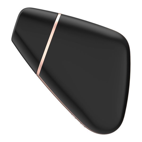Вакуумний кліторальний стимулятор Satisfyer Love Triangle Black з керуванням через інтернет SO3894 фото - купити в секс-шопі Чорний Кролик