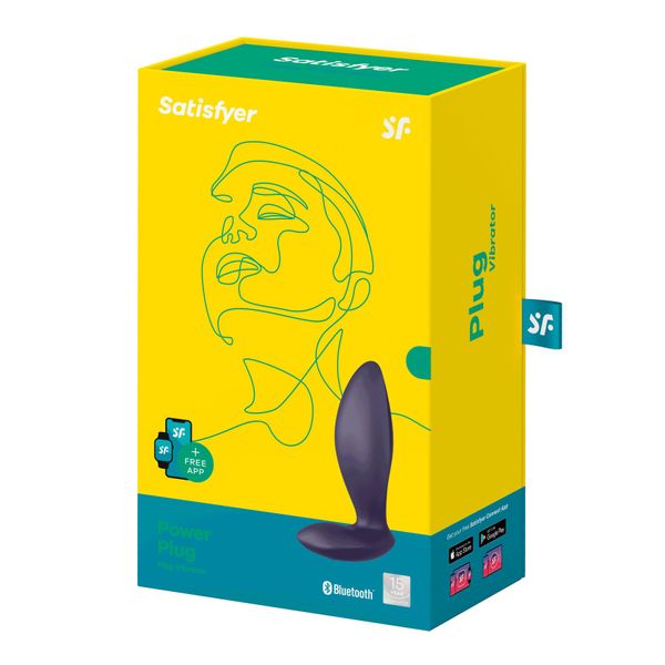 Анальна смарт-пробка з вібрацією Satisfyer Power Plug, дуже потужна SO8678 фото - купити в секс-шопі Чорний Кролик