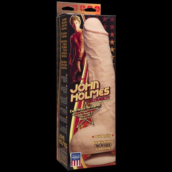 Фалоімітатор Doc Johnson John Holmes ULTRASKYN, діаметр 6 см, Vack-U-Lock SO1549 фото - купити в секс-шопі Чорний Кролик