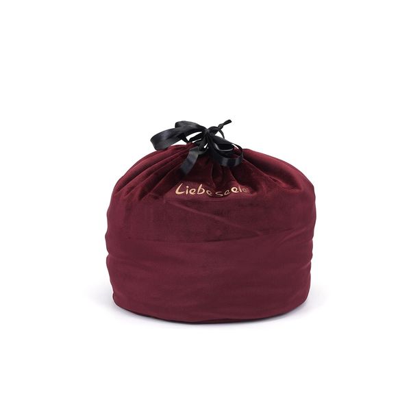 Мішечок для зберігання іграшок Liebe Seele Wine Red Large Storage Bag Cylindrical SO9467 фото - купити в секс-шопі Чорний Кролик