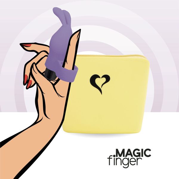 Вібратор на палець FeelzToys Magic Finger Vibrator Purple SO4435 фото - купити в секс-шопі Чорний Кролик