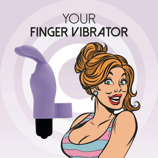 Вібратор на палець FeelzToys Magic Finger Vibrator Purple SO4435 фото - купити в секс-шопі Чорний Кролик