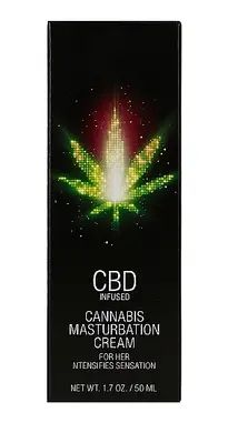 Стимулюючий крем для жінок Shots-CBD Cannabis Masturbation Cream For Her, 50 ml  PHA137 фото - купити в секс-шопі Чорний Кролик