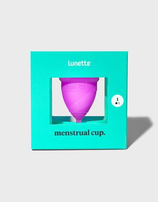 Менструальна чаша Lunette фіолетова, модель 1 LUNETTE-1 фото