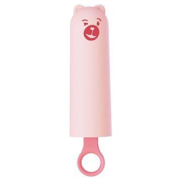 Вібратор CuteVibe Teddy Pink (Black Dildo), реалістичний вібратор під виглядом морозива SO6547 фото - купити в секс-шопі Чорний Кролик