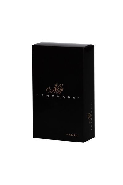 Трусики-стрінги Noir Handmade P012 Wild, L, під латекс, крокодиловий принт, застібки з боків SX0341 фото - купити в секс-шопі Чорний Кролик