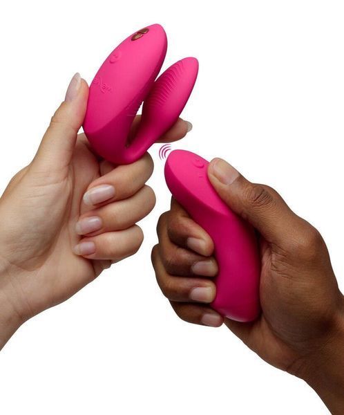 Смарт вібратор для пари We-vibe Chorus Pro (Electric Pink) 540106 фото - купити в секс-шопі Чорний Кролик