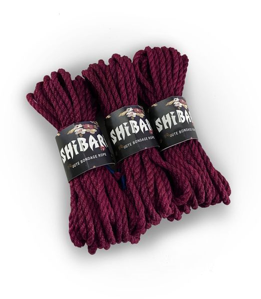 Джутова мотузка для шібарі Feral Feelings Shibari Rope, 8 м фіолетова SO4007 фото - купити в секс-шопі Чорний Кролик