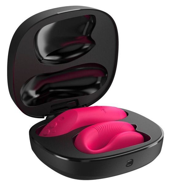 Смарт вібратор для пари We-vibe Chorus Pro (Electric Pink) 540106 фото - купити в секс-шопі Чорний Кролик