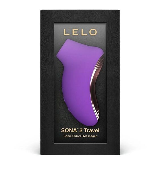 Звуковий стимулятор клітора LELO SONA 2 Travel Purple, тревел-версія, 12 режимів SX0698 фото - купити в секс-шопі Чорний Кролик