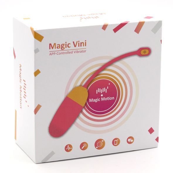 Смарт-віброяйце Magic Motion Vini Orange, керування зі смартфона SO4481 фото - купити в секс-шопі Чорний Кролик