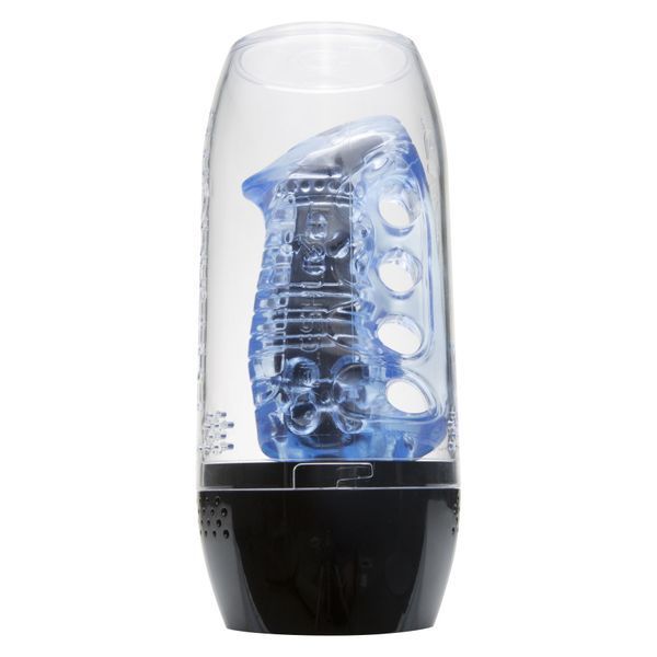Мастурбатор Fleshlight Fleshskins Grip Blue Ice, надійна фіксація на руці, відмінно для пар та мінета F16623 фото - купити в секс-шопі Чорний Кролик