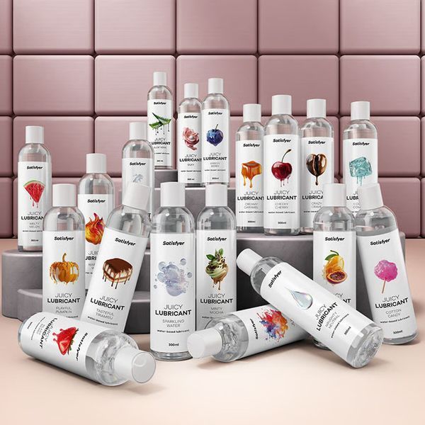 Лубрикант на водній основі Satisfyer Juicy Lubricant Blast Berry water based 300 мл SX2722 фото - купити в секс-шопі Чорний Кролик