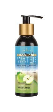 Змазка на водній основі Sensuva Natural Water-Based Apple Candy (125мл) без гліцерину та парабенів SO3224 фото - купити в секс-шопі Чорний Кролик