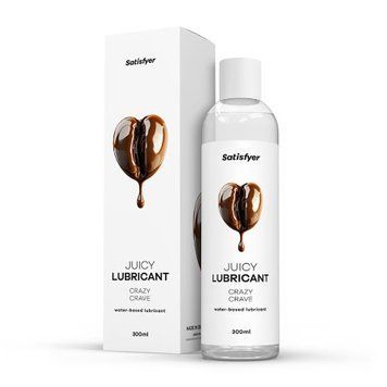 Лубрикант на водній основі Satisfyer Juicy Lubricant Crazy Crave water based 300 мл SX2723 фото - купити в секс-шопі Чорний Кролик