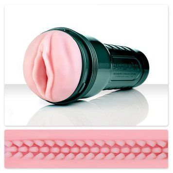 Мастурбатор з вібрацією Fleshlight Vibro Pink Lady Touch, три віброкулі, стимулювальний рельєф F17347 фото - купити в секс-шопі Чорний Кролик