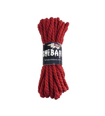 Бавовняна мотузка для шібарі Feral Feelings Shibari Rope, 8 м червона SO4003 фото