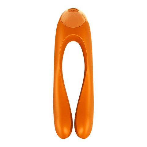 Вібратор на палець Satisfyer Candy Cane Orange SO4652 фото - купити в секс-шопі Чорний Кролик