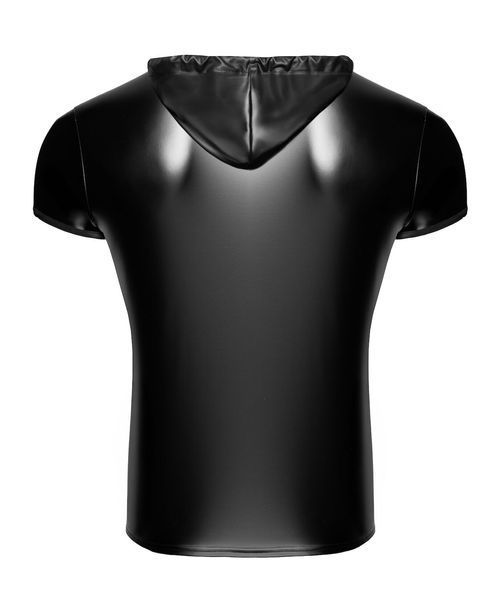 Чоловіча футболка з капюшоном Noir Handmade H085 Vexen hooded T-shirt XL SX4190 фото - купити в секс-шопі Чорний Кролик