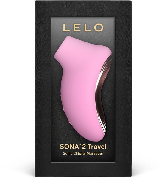 Звуковий стимулятор клітора LELO SONA 2 Travel Pink, тревел-версія, 12 режимів SX0699 фото - купити в секс-шопі Чорний Кролик
