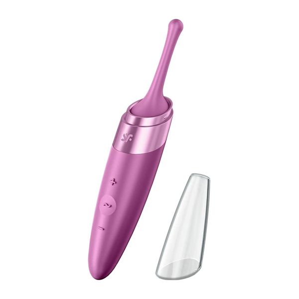 Вібратор для клітора Satisfyer Twirling Delight Berry SO5555 фото - купити в секс-шопі Чорний Кролик