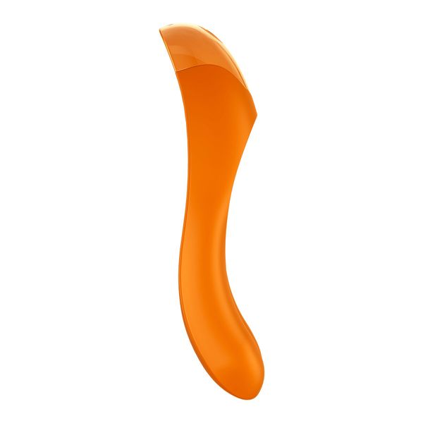 Вібратор на палець Satisfyer Candy Cane Orange SO4652 фото - купити в секс-шопі Чорний Кролик