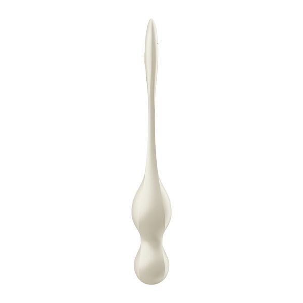 Вагінальні смарт-кульки з вібрацією Satisfyer Love Birds 1 Connect App White, 78 г SX0569 фото - купити в секс-шопі Чорний Кролик