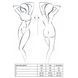 Боді Passion MELANIA BODY XXL/XXXL, black EL16303 фото 5