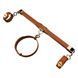 Фіксатор-розпірка LOCKINK Adjustable Spreader Bar Set, коричневий, шкіряний, ремені для шиї, рук/ніг SX0852 фото 1