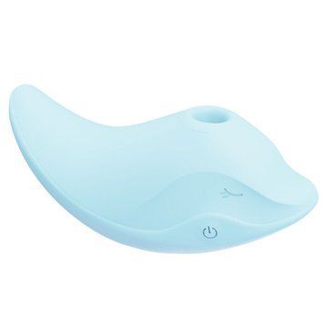 Вібратор та вакуумний стимулятор CuteVibe Heidi Blue SO6555 фото - купити в секс-шопі Чорний Кролик