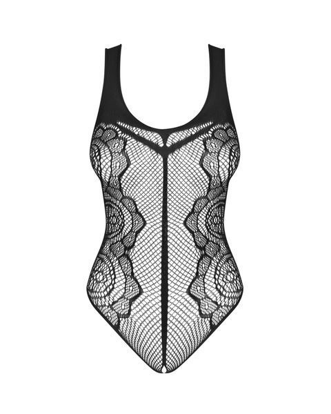 Еротичне боді з доступом Obsessive B335 crotchless teddy S/M/L SO9754 фото - купити в секс-шопі Чорний Кролик