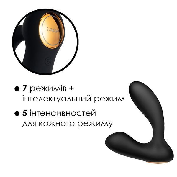 Інтерактивний масажер простати та вібратор точки G Svakom Vick Neo SO4860 фото - купити в секс-шопі Чорний Кролик