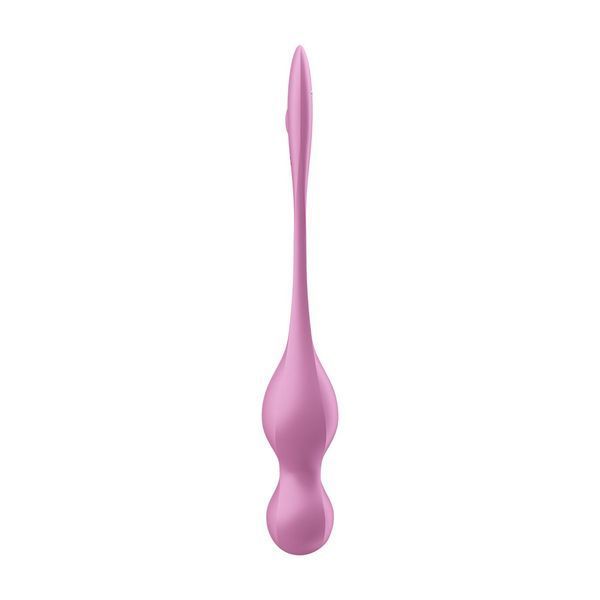 Вагінальні смарт-кульки з вібрацією Satisfyer Love Birds 1 Connect App Pink, 78 г SX0570 фото - купити в секс-шопі Чорний Кролик