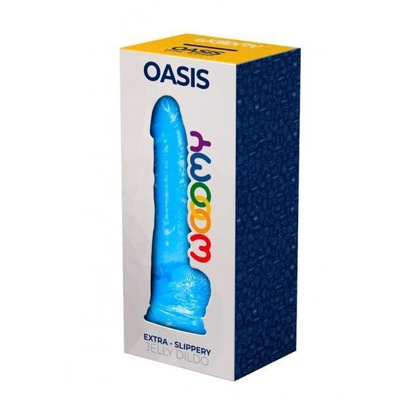 Фалоімітатор Wooomy Oasis, з присоскою, довжина 20,6 см, діаметр 4,5 см SO7395 фото - купити в секс-шопі Чорний Кролик