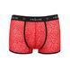 Чоловічі прозорі боксери Passion 046 SHORT PARKER S/M Red, сітка, під леопард SO7610 фото 5