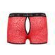 Чоловічі прозорі боксери Passion 046 SHORT PARKER S/M Red, сітка, під леопард SO7610 фото 6