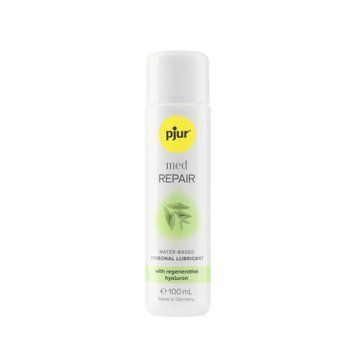 Лубрикант на водній основі pjur MED Repair glide 100 мл із регенерувальним гіалуроном для сухої шкір PJ10830 фото - купити в секс-шопі Чорний Кролик