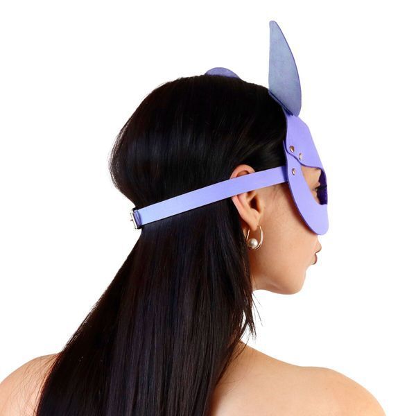 Шкіряна маска мишки Art of Sex - Mouse Mask, колір Лавандовий SO9653 фото - купити в секс-шопі Чорний Кролик