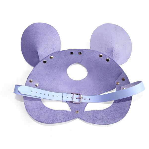 Шкіряна маска мишки Art of Sex - Mouse Mask, колір Лавандовий SO9653 фото - купити в секс-шопі Чорний Кролик