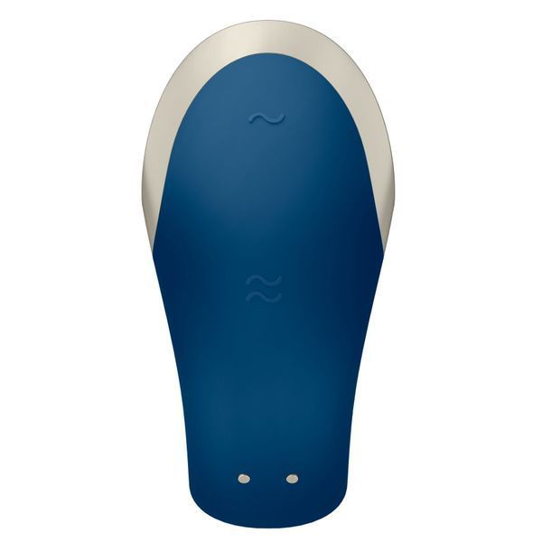 Смарт-вібратор для пар Satisfyer Double Love (Blue) SO4929 фото - купити в секс-шопі Чорний Кролик