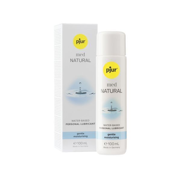Лубрикант на водній основі pjur MED Natural glide 100 мл спеціально для сухої та чутливої шкіри PJ10850 фото - купити в секс-шопі Чорний Кролик