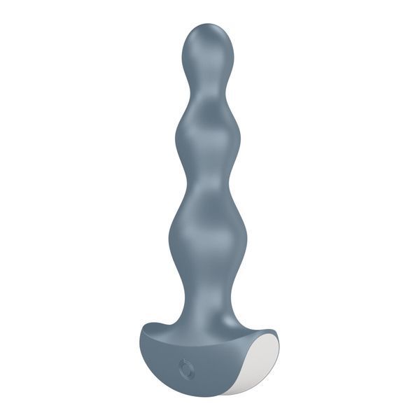 Анальний стимулятор-намистини з двома моторами Satisfyer Lolli-Plug 2 ice blue SO4927 фото - купити в секс-шопі Чорний Кролик