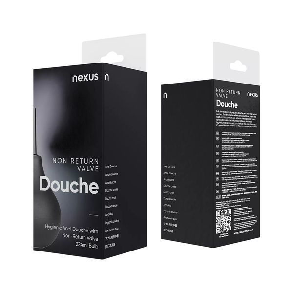 Спринцівка Nexus Anal Douche Black, об&rsquo;єм 224 мл NA001 фото - купити в секс-шопі Чорний Кролик