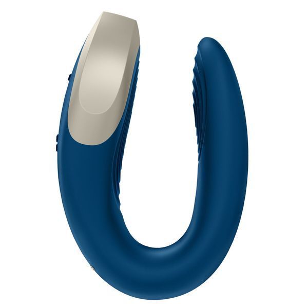Смарт-вібратор для пар Satisfyer Double Love (Blue) SO4929 фото - купити в секс-шопі Чорний Кролик