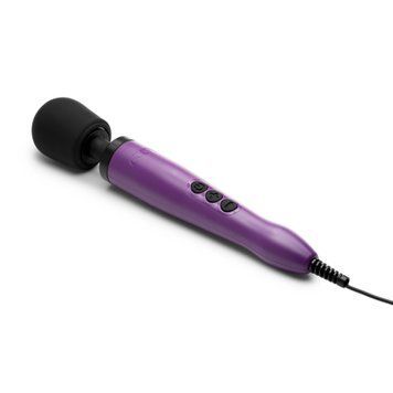 Вібромасажер DOXY Original Purple, дуже потужний, живлення 220В, пульсівні вібрації SO1430 фото - купити в секс-шопі Чорний Кролик