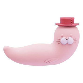 Вакуумний вібратор KISSTOY Franky Pink SO6548 фото - купити в секс-шопі Чорний Кролик