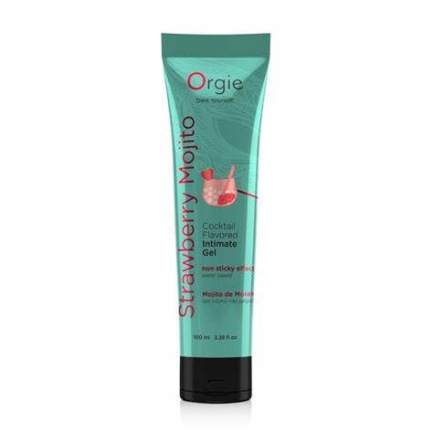 Оральний лубрикант Orgie Cocktail Flavored Intimate Gel - Strawberry Mojito, 50 ml O17212 фото - купити в секс-шопі Чорний Кролик