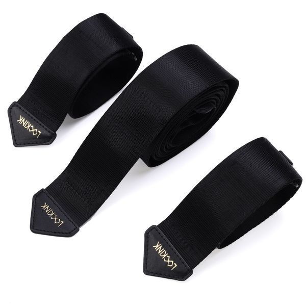 Фіксатори для рук та ніг LOCKINK Leg Spreader Strap SX0857 фото - купити в секс-шопі Чорний Кролик