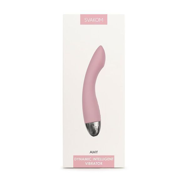 Вібратор для точки G з інтелектуальним режимом Svakom Amy Violet SO4823 фото - купити в секс-шопі Чорний Кролик