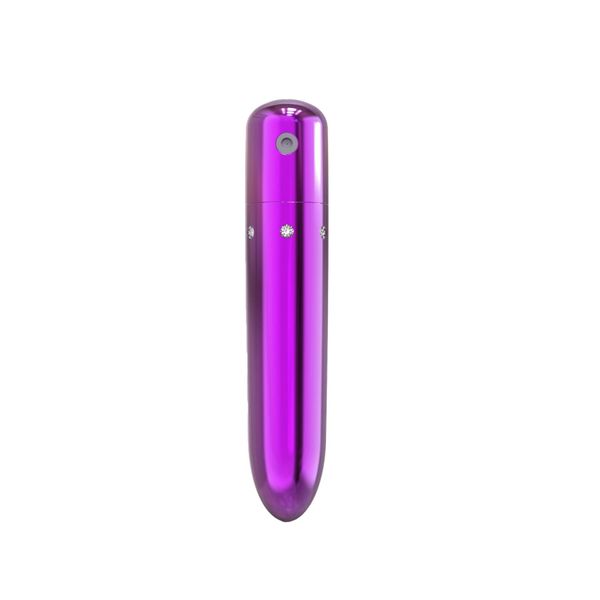 Віброкуля PowerBullet - Pretty Point Rechargeable Bullet Purple SO5565 фото - купити в секс-шопі Чорний Кролик